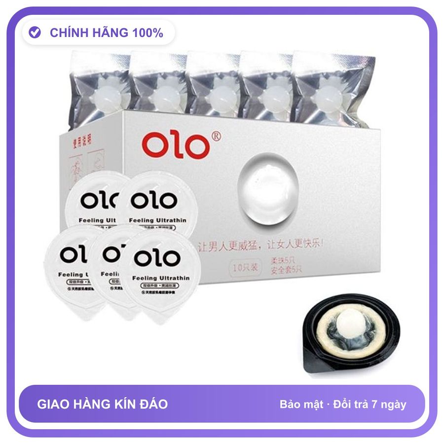 Bao cao su gai bi kiểu 5 Bi OLO Growth Soft Bead + Hộp 5 cái