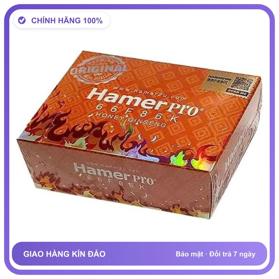 Kẹo nhân sâm hỗ trợ cương dương Mật Hamer Pro 66F86K Ong 1 viên