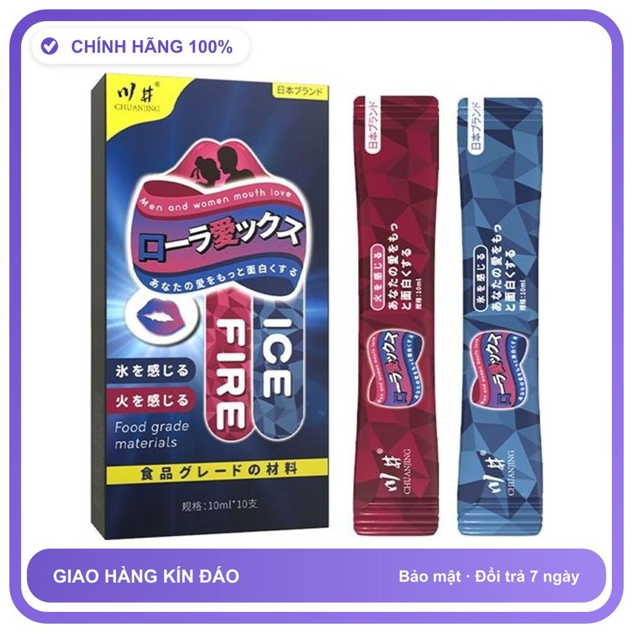 Nước tình yêu oral sex Ngậm ChuanJing Ice Fire Hộp 10 cái