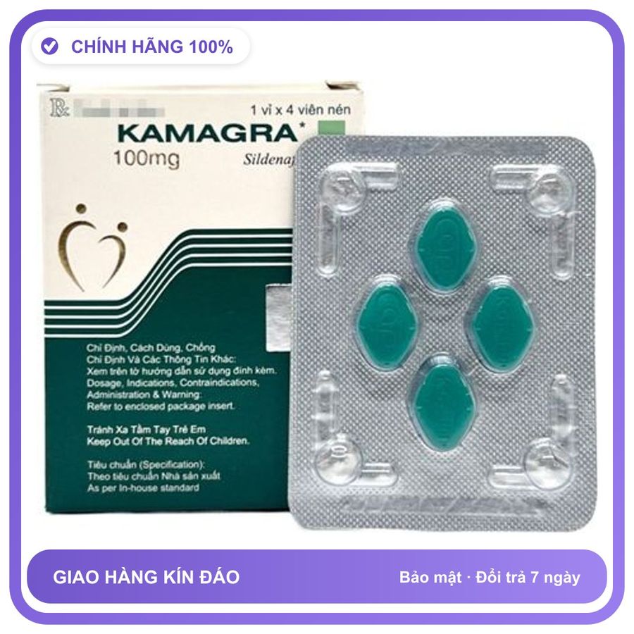 Viên uống hỗ trợ cương dương Kamaga 100 1 viên