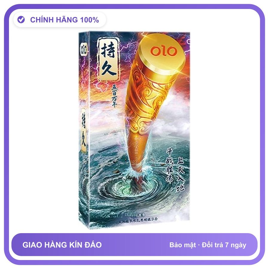 Bao cao su kéo dài quan hệ Gậy Như Ý OLO Longer Hộp 10 cái