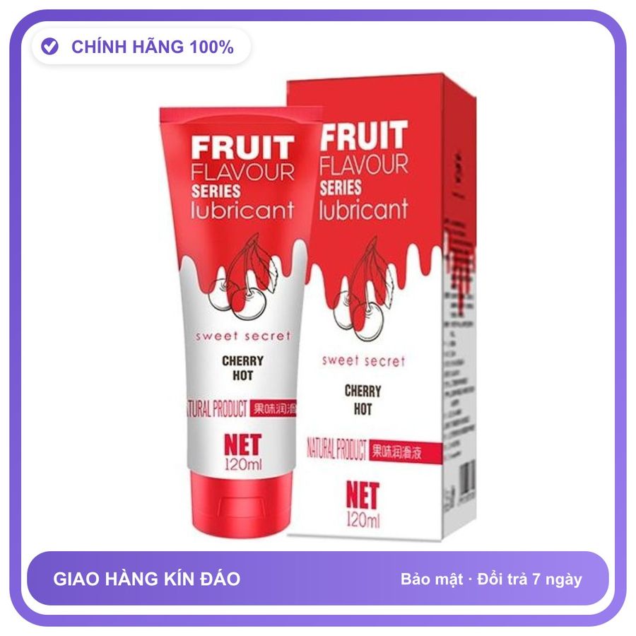 Gel bôi trơn hương thơm OLO Sweet Secret Cherry Chai 120ml