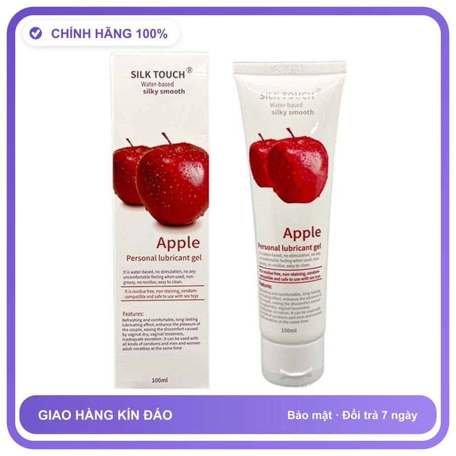Gel bôi trơn hương thơm Táo Silk Touch Chai 100ml