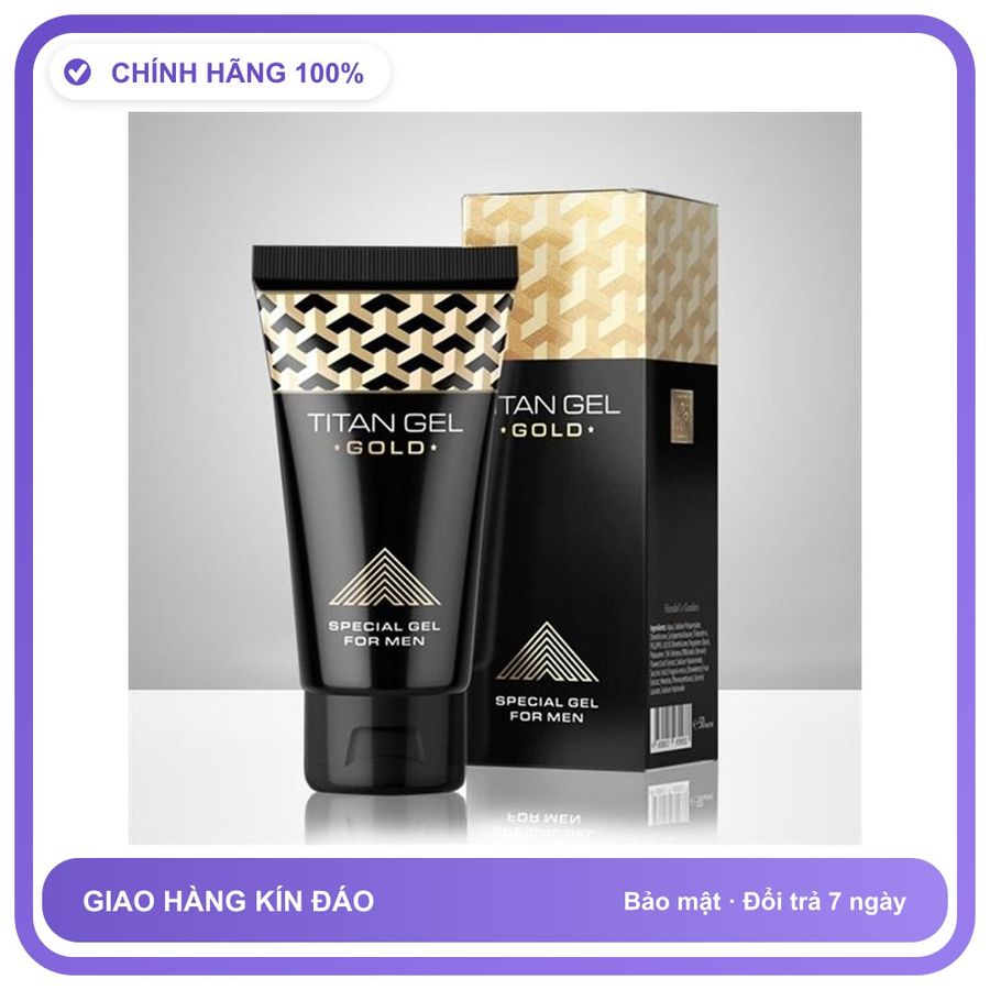 Gel bôi trơn tăng kích thước Titan Gold Chai 50ml