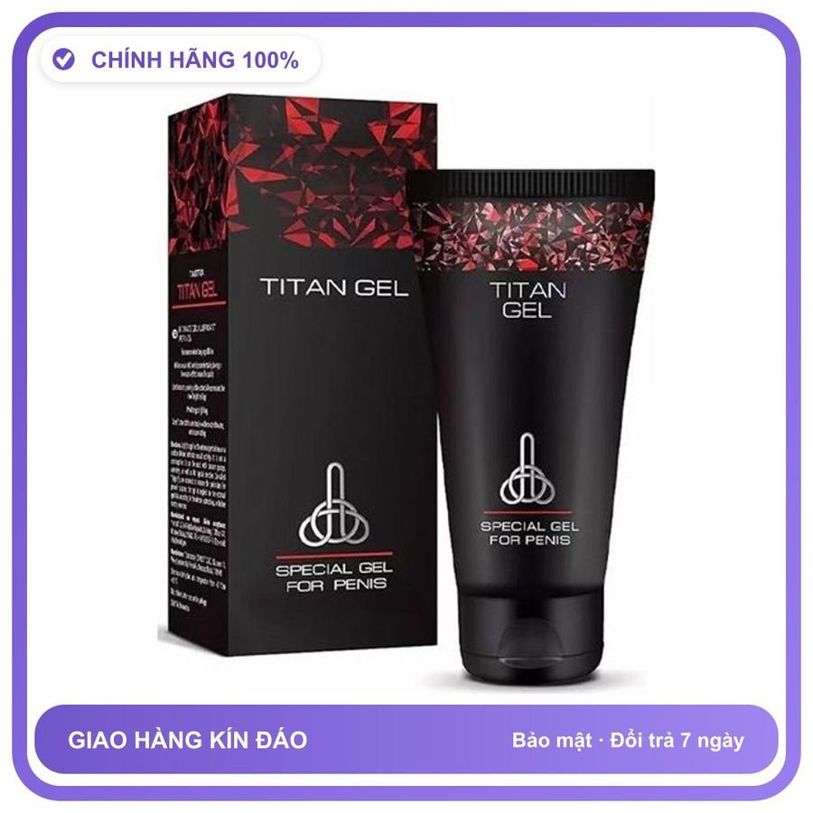 Gel bôi trơn tăng kích thước Titan Black Chai 50ml