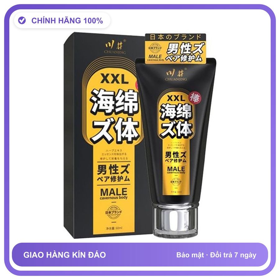 Gel bôi trơn tăng kích thước ChuanJing Men's XXL Japanese Vàng Chai 60ml