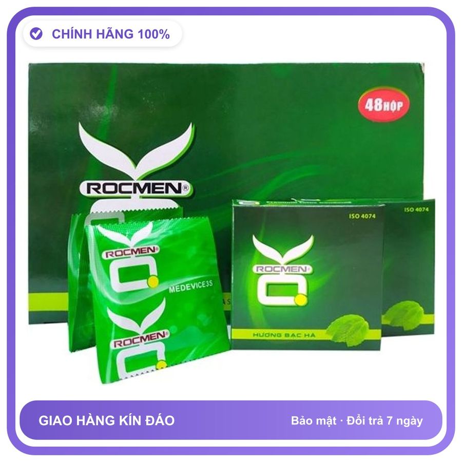 Bao cao su khách sạn nhà nghỉ Bạc Hà OK Rocmen Hộp 144 cái
