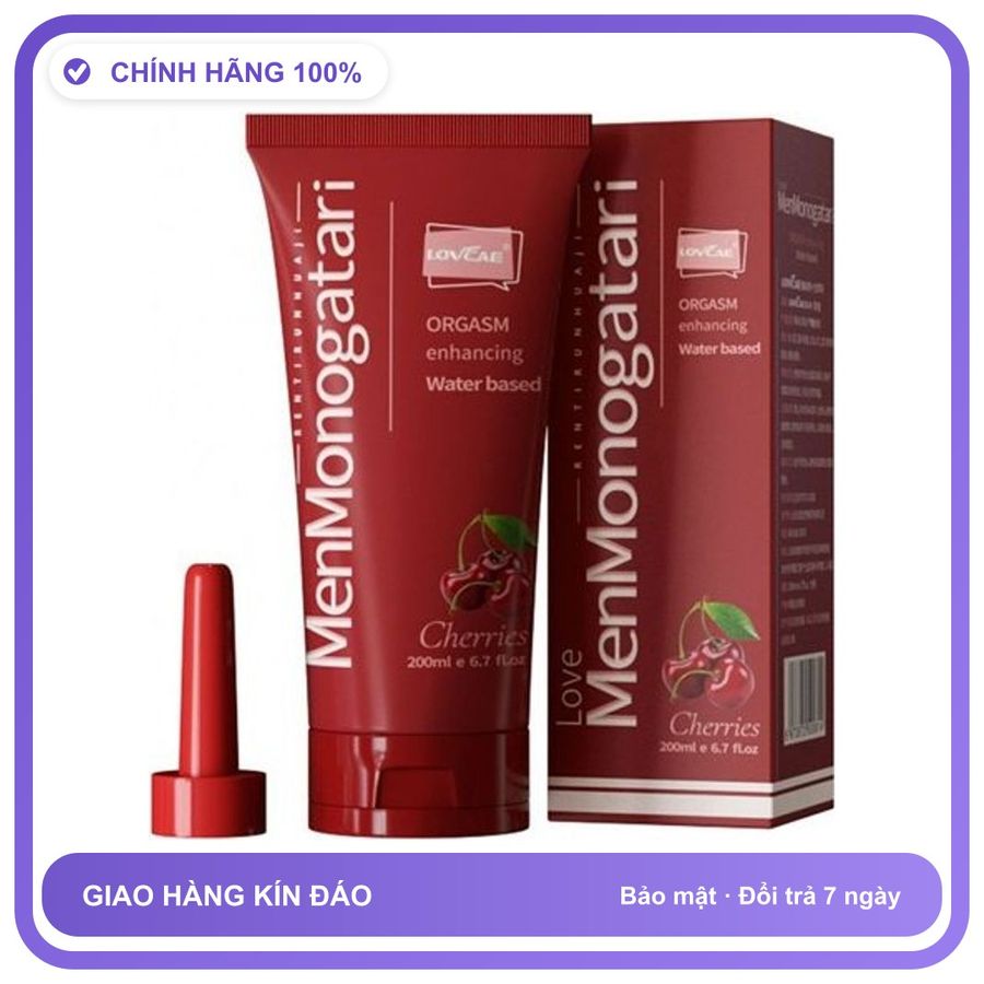Gel bôi trơn dành cho hậu môn Lovcave Monogatari Cherry Chai 200ml