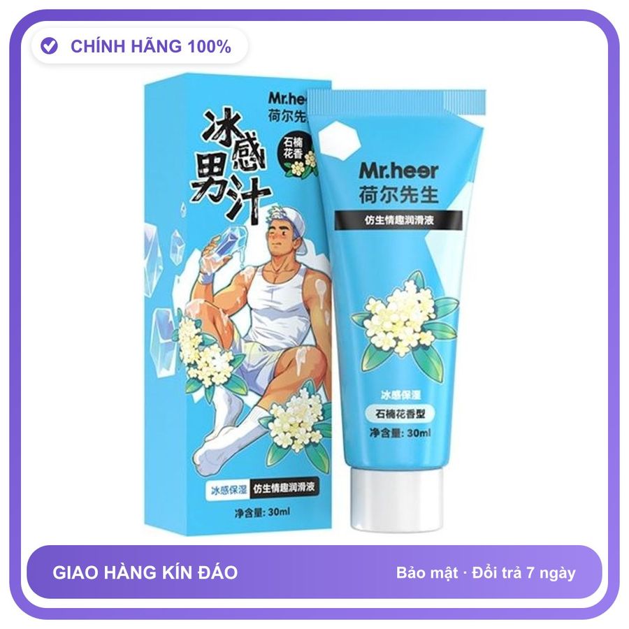 Gel bôi trơn dành cho hậu môn Mr.Heer Blue Chai 30ml
