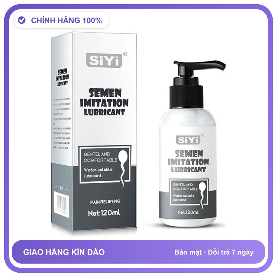 Gel bôi trơn dành cho hậu môn Siyi Trắng Siêu Mượt Chai 120ml