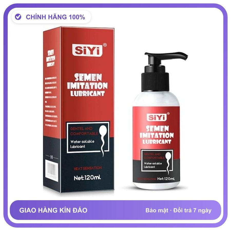 Gel bôi trơn dành cho hậu môn Siyi Đỏ Ấm Nóng Chai 120ml