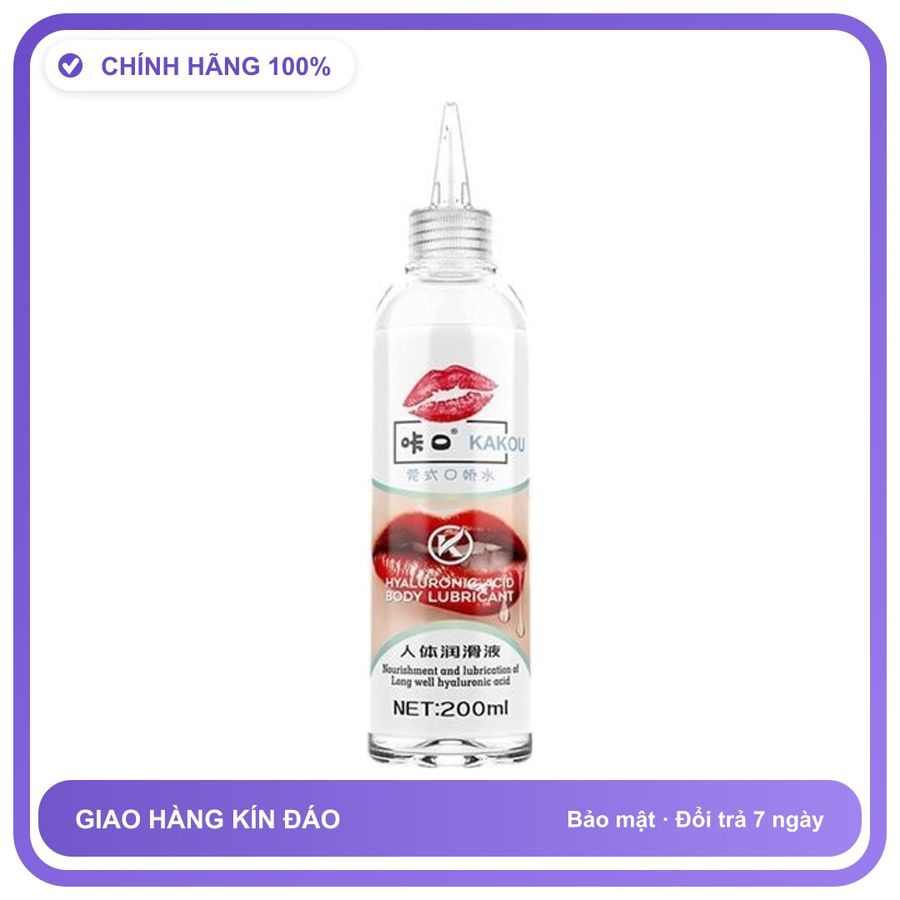 Gel bôi trơn dành cho hậu môn Kakou Ice Chai 200ml