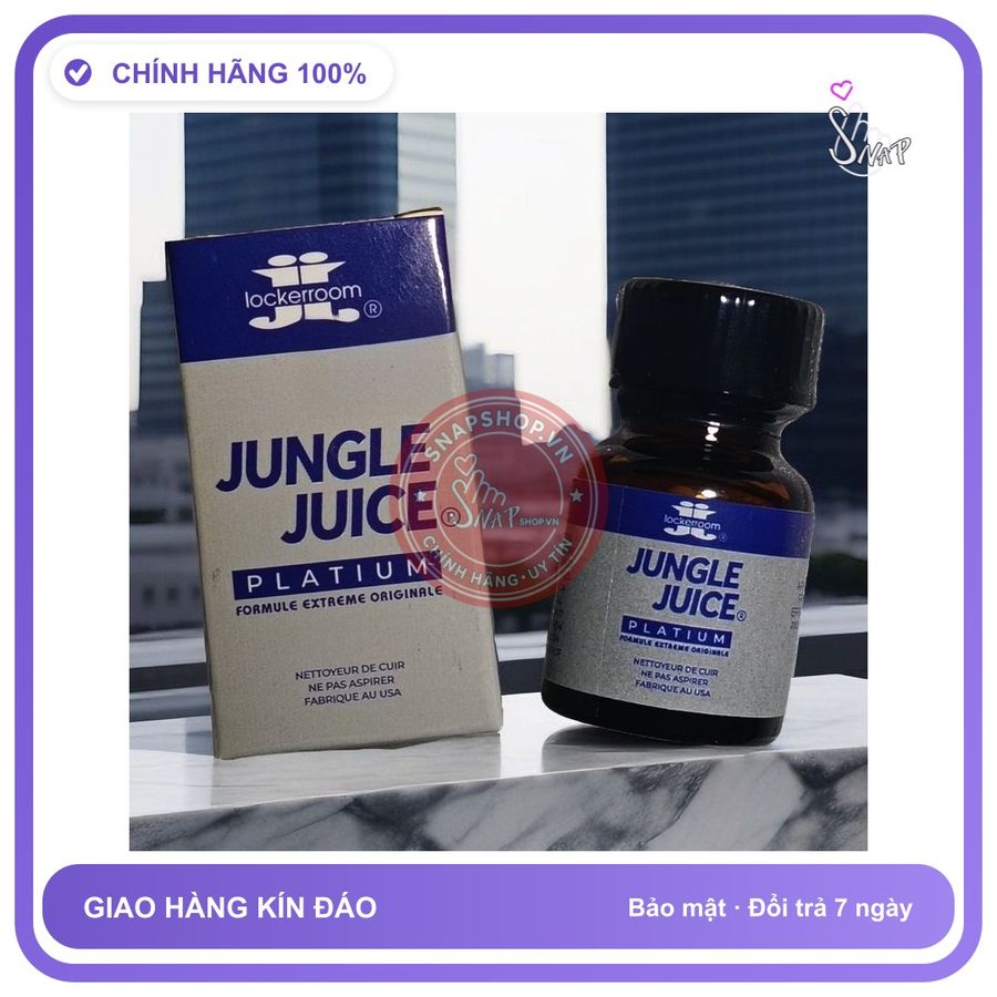 Chai hít tăng khoái cảm Popper JUNGLE JUICE 10ml Che Tên SP Popper 10ml USA, Hàng Chính Hãng, Giúp Tăng Cường Khoái Cảm, Cho Nam Nữ,Phê Tới Đỉnh