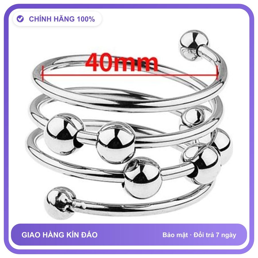 BDSM Vòng Bi Inox Xoắn Ốc - 40mm hàng nhập khẩu