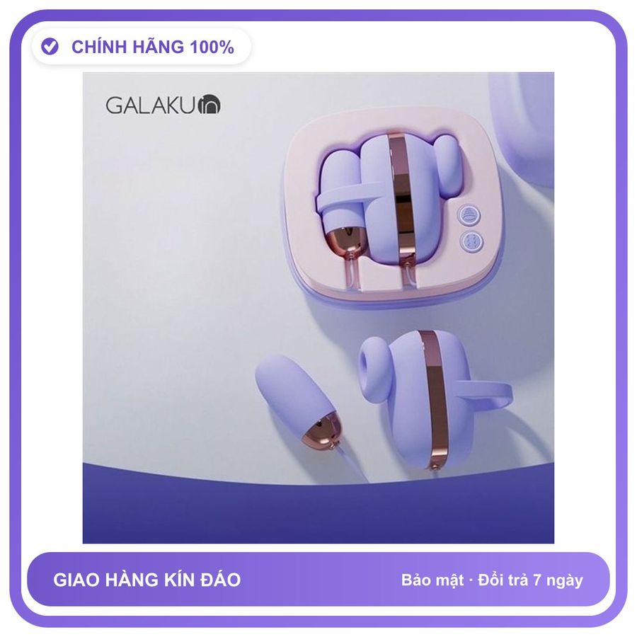 Trứng rung hút sạc USB Galaku Magic Cube