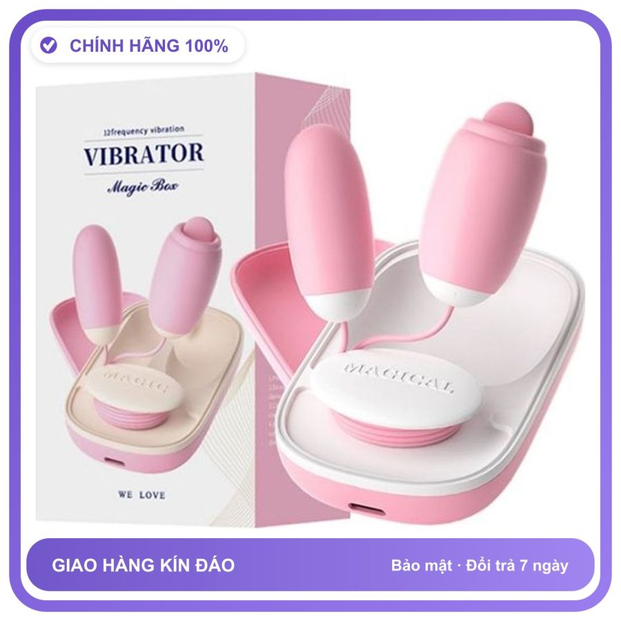 Trứng rung liếm sạc USB Lilo Magic Box
