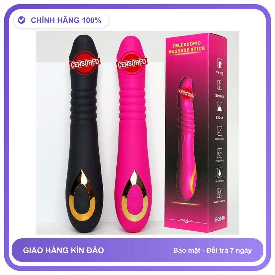 Dương vật giả sạc USB Boqi Tick BQ586