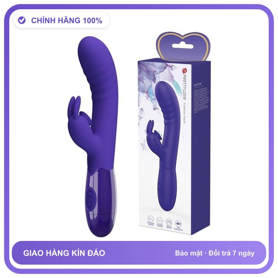Dương vật giả rung sạc USB Pretty Love Cerberus-Youth