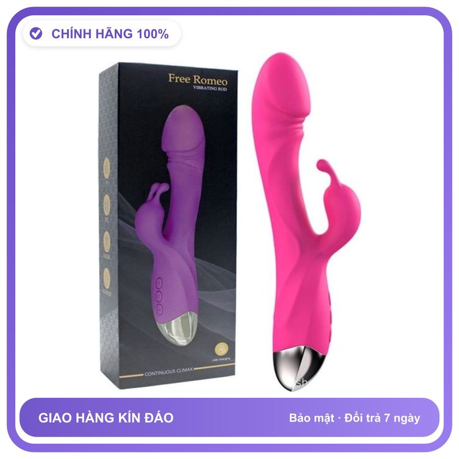 Dương vật giả rung sạc USB GOK Free Romeo