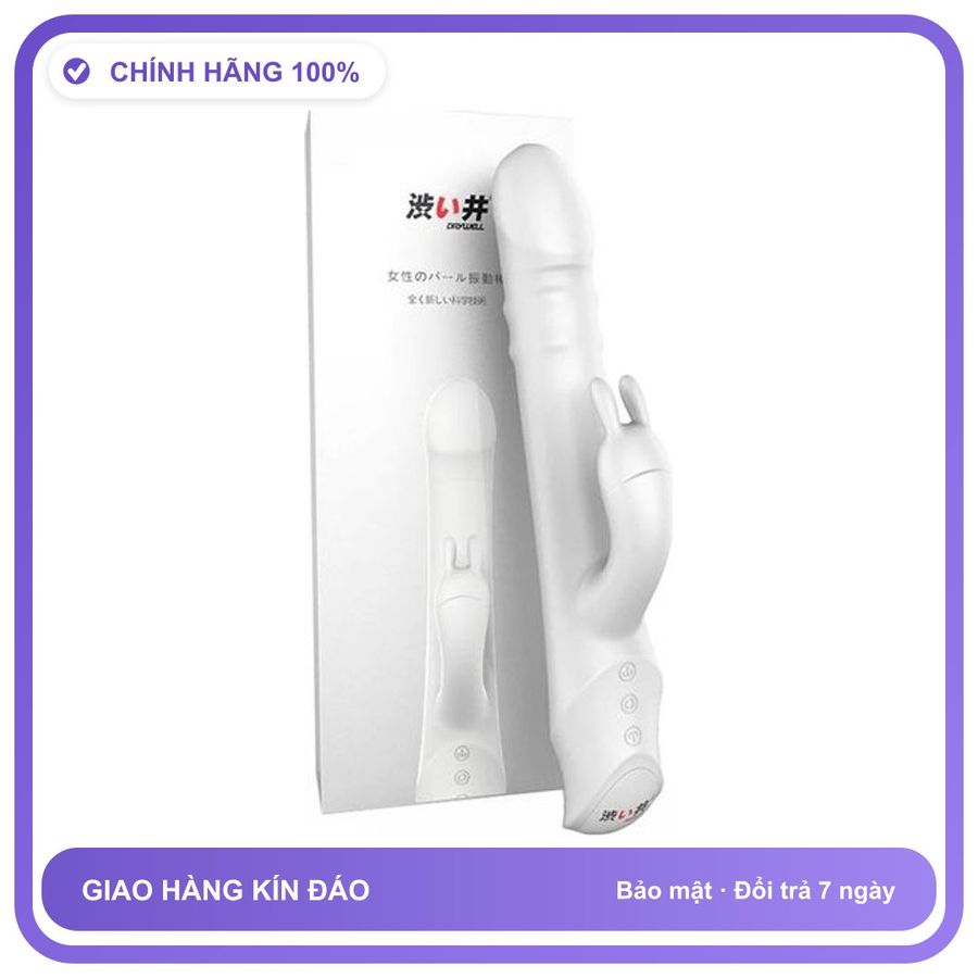 Dương vật giả rung sạc USB DryWell Rabbit Pro V-22