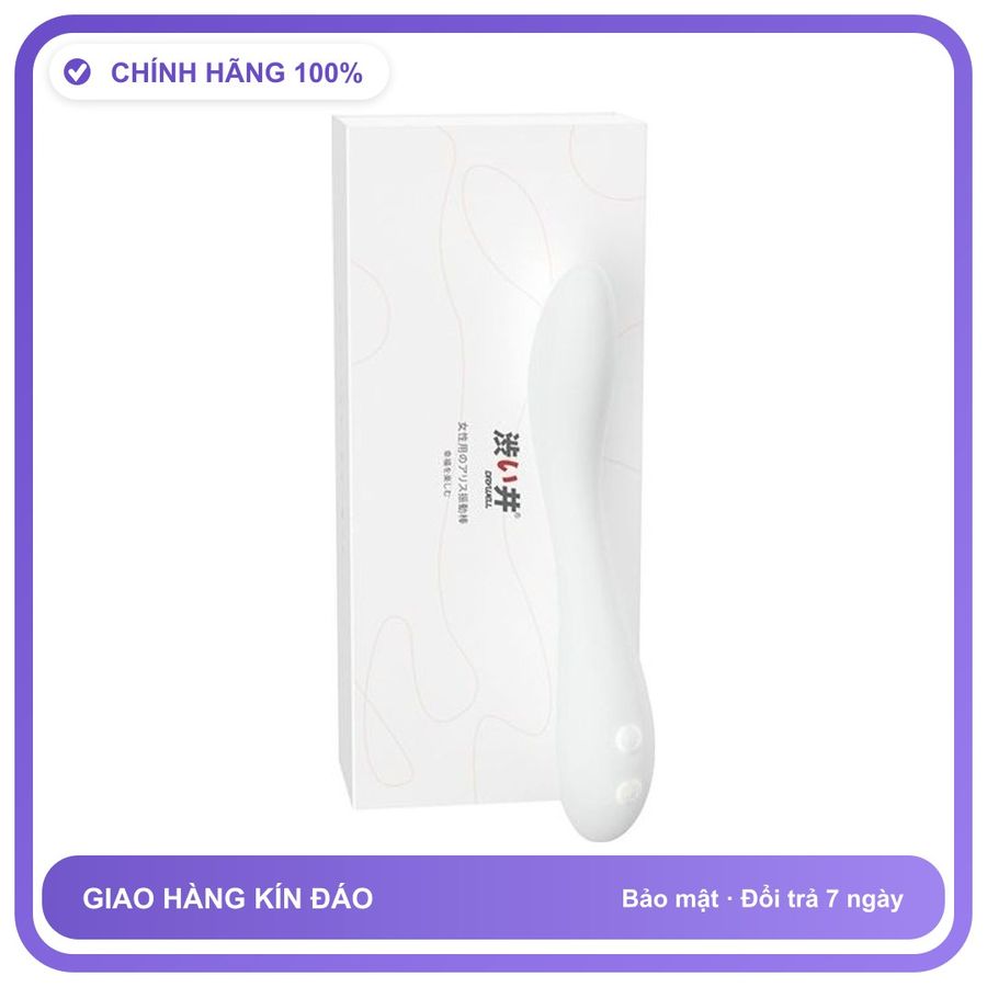 Dương vật giả rung phát nhiệt sạc USB DryWell Alice V-60