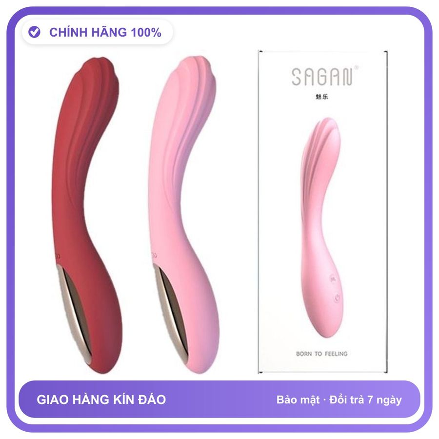 Dương vật giả rung sạc USB Sagan Lolita
