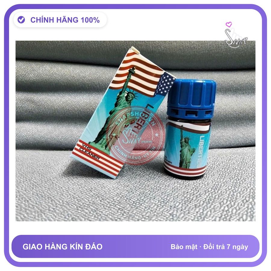 Chai hít tăng khoái cảm Popper LIBERTIES 40ml Popper 40ml USA, Kích Thích tăng hưng phấn cực mạnh, che tên