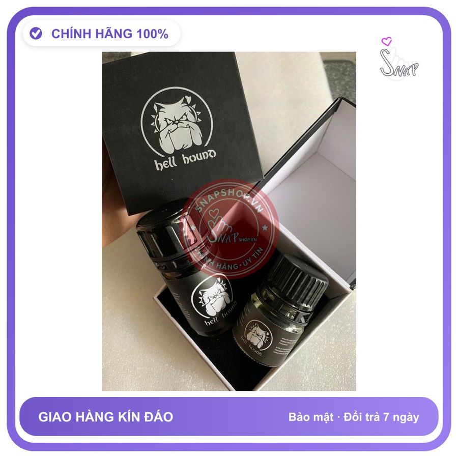 Chai hít tăng khoái cảm Popper hell bound 40ml Popper Hộp cao cấp 40ml +20ml Chính Hãng Cực Mạnh