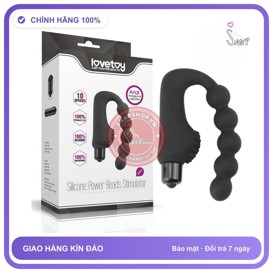 lovetoy Máy Rung Tình Yêu Cực Mạnh, Cho âm đạo và hậu môn, kích thích cực mạnh, Tê Sướng, Che Tên Sản Phẩm
