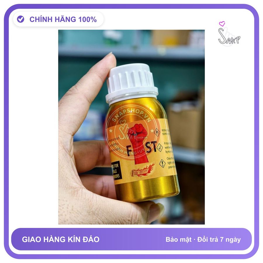Chai hít tăng khoái cảm Popper FIST 100ml Chai Hít Popper khô 100ml, Tác Dụng Cực Mạnh, Cho Ng Chơi BDSM, Che Tên