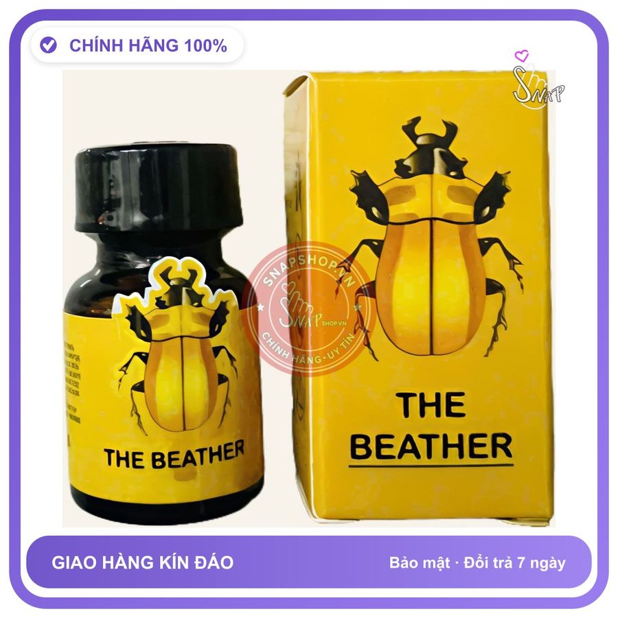 Chai hít tăng khoái cảm Popper THE BEATHER 10ml Popper 10ml USA, Giúp kích thích hưng phấn cực mạnh, tác dụng phê tức thì