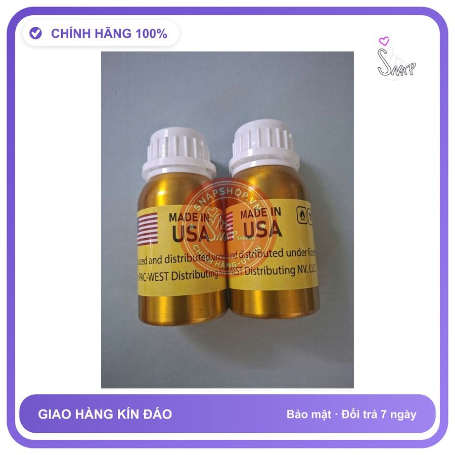 Chai hít tăng khoái cảm Popper PAC-WEST 100ml Popper khô USA 100ml, Dòng Chính Hãng, Cực Mạnh, Tác Dụng Phê Tức Thì, Che Tên