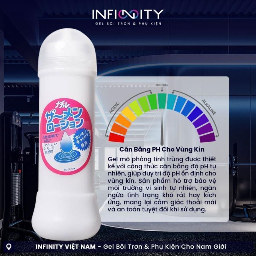 [Che Tên] Gel Bôi Trơn Mô Phỏng Tinh Trùng Dung Tích 300ml Kết Cấu Mềm Mại 834241