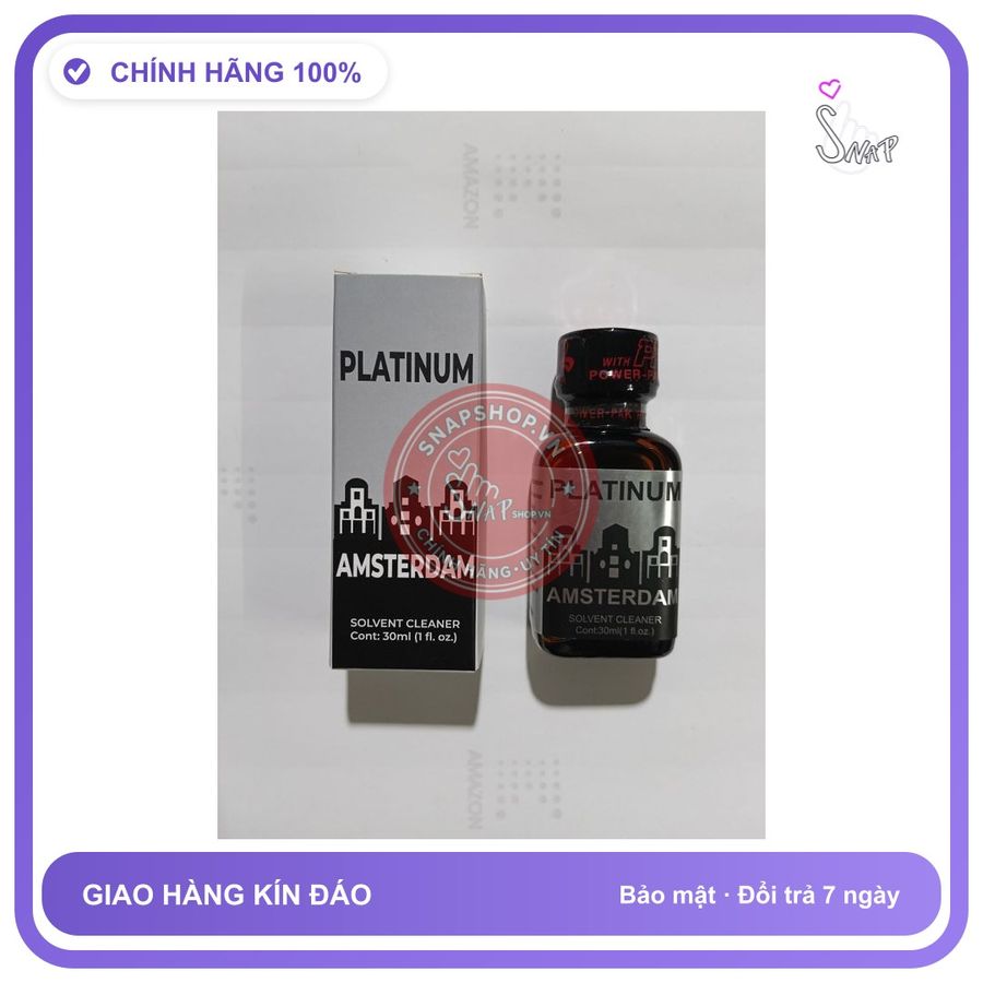 Chai hít tăng khoái cảm Popper PLATINUM Chai hít kích thích hưng phấn, tăng khoái cảm cực mạnh,tác dụng phê tức thì, che tên sp