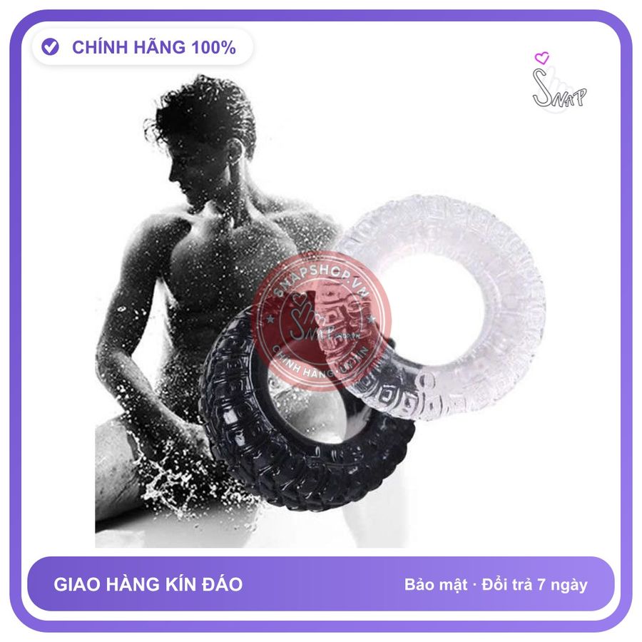 Viên uống hỗ trợ sinh lý nam Vòng đeo dương vật bộ 2 cái, giúp cương cứng, hỗ trợ lâu ra, kéo dài thời gian quan