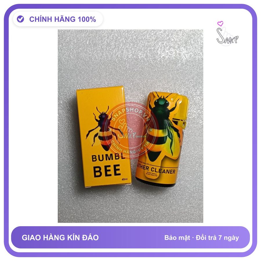 Chai hít tăng khoái cảm Popper BUMBL BEE 40ml Popper 40ml USA, Dòng Cực Mạnh, Tác Dụng Cực Nhanh, Kích Thích Tức Thì