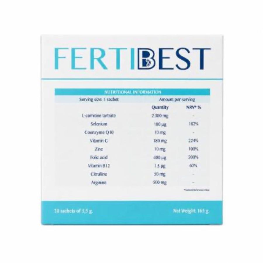 Fertibest Hộp 30 Gói, Bổ Tinh Trùng, Hỗ Trợ Sức Khoẻ Và Sinh Lý Nam Giới, Tăng Thụ Thai