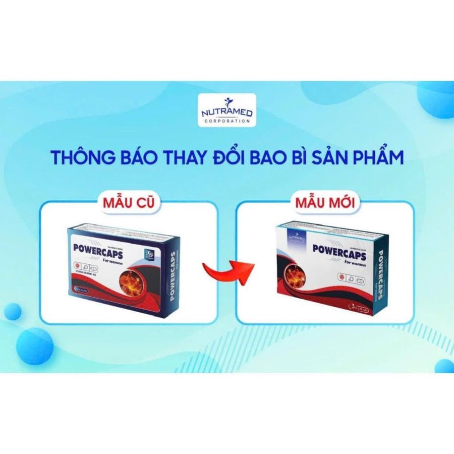 Viên uống Powercaps For Women hỗ trợ tăng cường sinh lý và cân bằng nội tiết tố nữ (30 viên) - Nutramed 834976