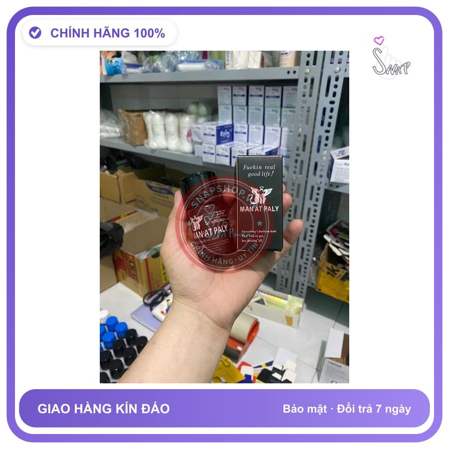 Chai hít tăng khoái cảm Popper MAN AT PALY 40ml Popper 40ml USA, Tác Dụng Cực Mạnh, Hít Xong Phê Liền, che tên sản phẩm bảo mật kín đáo Sản