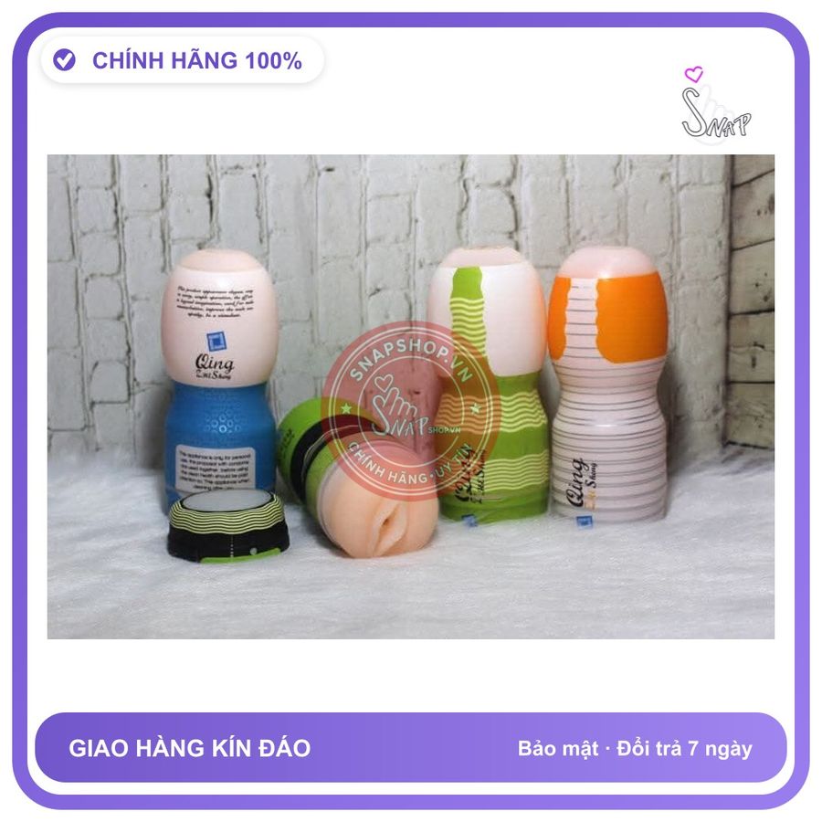 Qing Cốc tình yêu, có âm đạo, tăng độ kích thích, silicon cao cấp mền mại tăng cảm giác, che tên sản phẩm bảo mật kín đáo