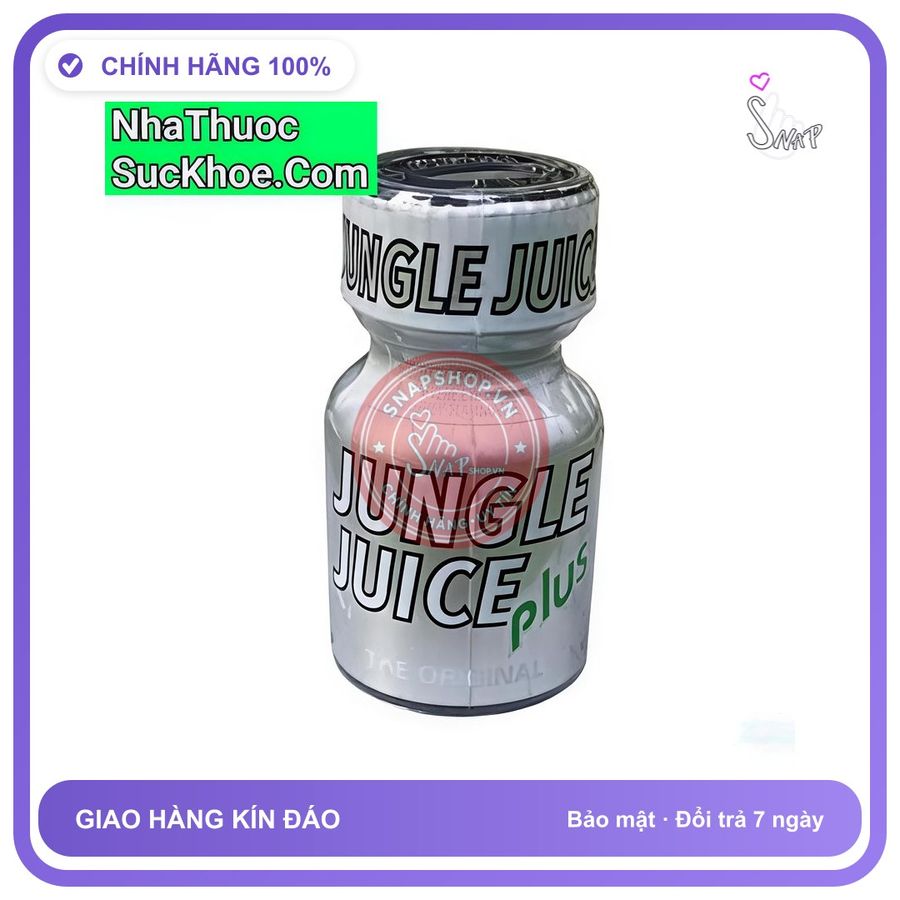 Chai hít tăng khoái cảm Popper Jungle Juice 10ml Popper 10ml USA, Kích Thích Cực Mạnh, Hít Xong Phê Liền, che tên sản phẩm bảo mật kín đáo