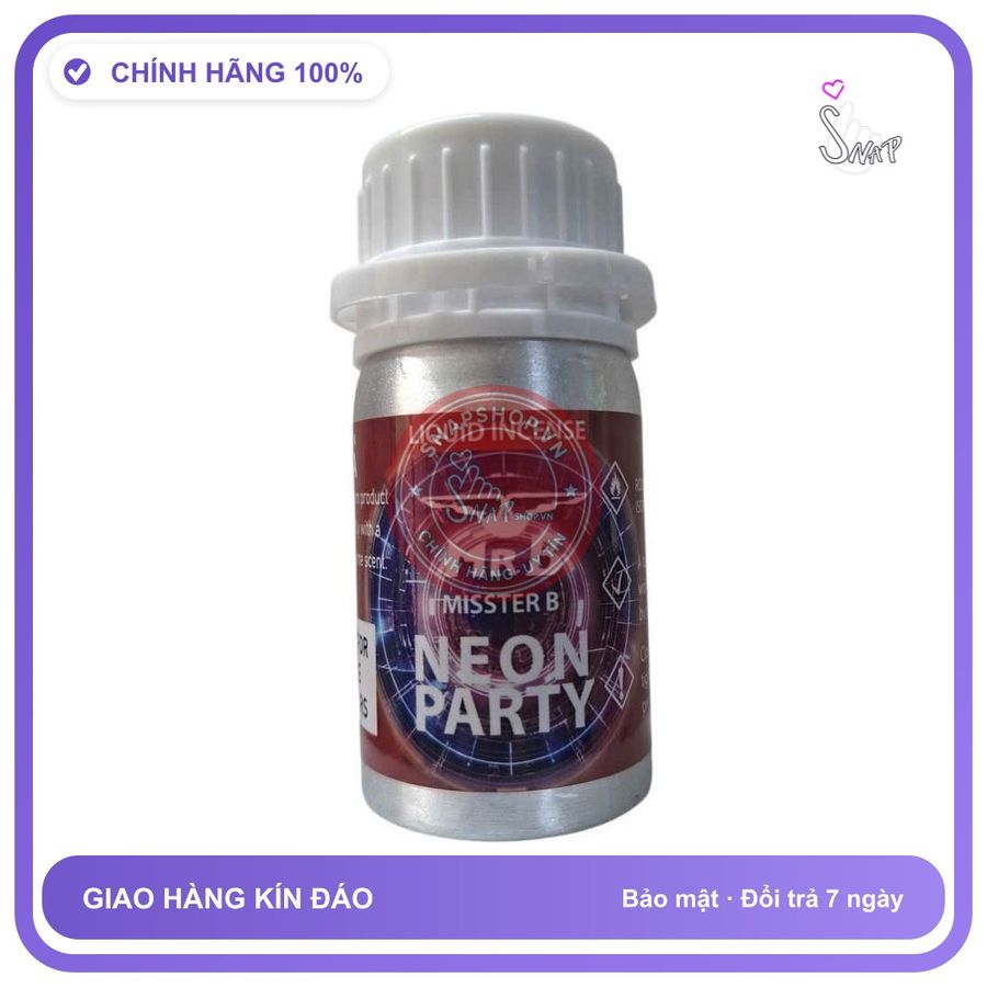 Chai hít tăng khoái cảm Popper MR B 60ml Popper Neon Khô 60ml USA, Tác Dụng Cực Nhanh, Hít Xong Phê Liền