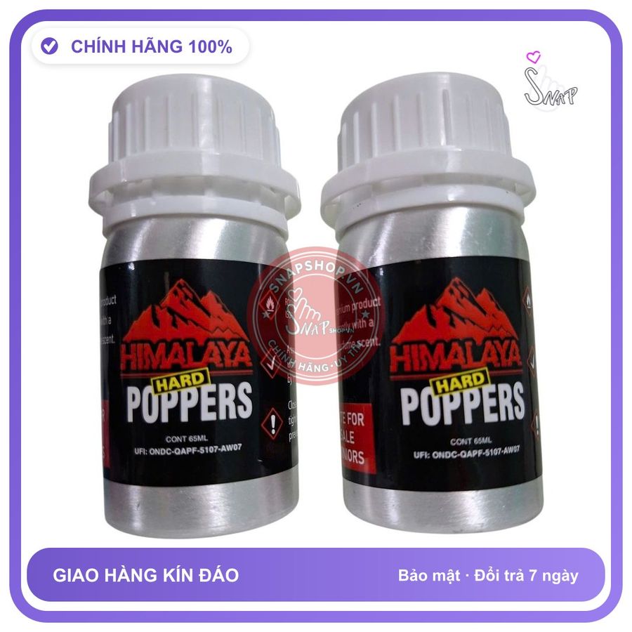 Chai hít tăng khoái cảm Popper HIMALAYA 60ml Popper khô 60ml USA, Hàng Chính Hãng Cực Mạnh, Phê Lâu Cho Ng Lờn Lâu Năm, che tên sản phẩm bảo mật kín đ