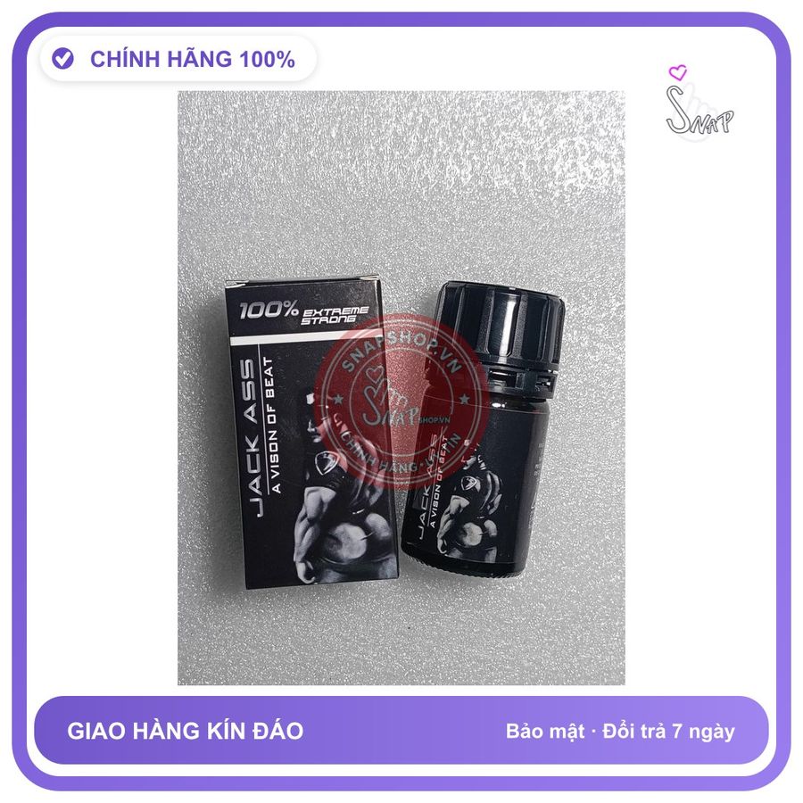 Chai hít tăng khoái cảm Popper JACK ASS 40ml Popper 40ml USA, Hít Trực tiếp vào mũi, kích thích hưng phấn cực mạnh,tác dụng phê tức thì