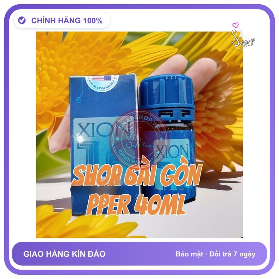 Chai hít tăng khoái cảm Popper XION 40ml Chai hít Popper 40ml,hàng chính hãng, cực mạnh, che tên sản phẩm bảo mật kín đáo
