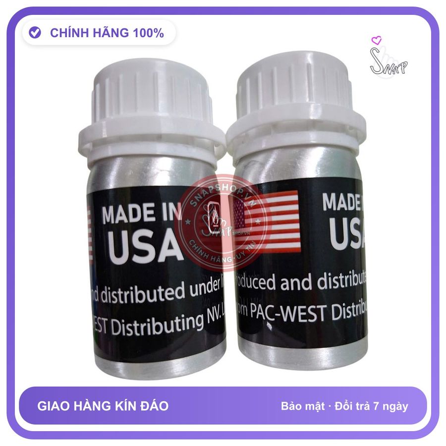 Chai hít tăng khoái cảm Popper PAC-WEST Distributing 60ml Chai hít popper khô 60ml USA Hàng Chính Hãng Cực Mạnh,tác dụng nhanh tức thì