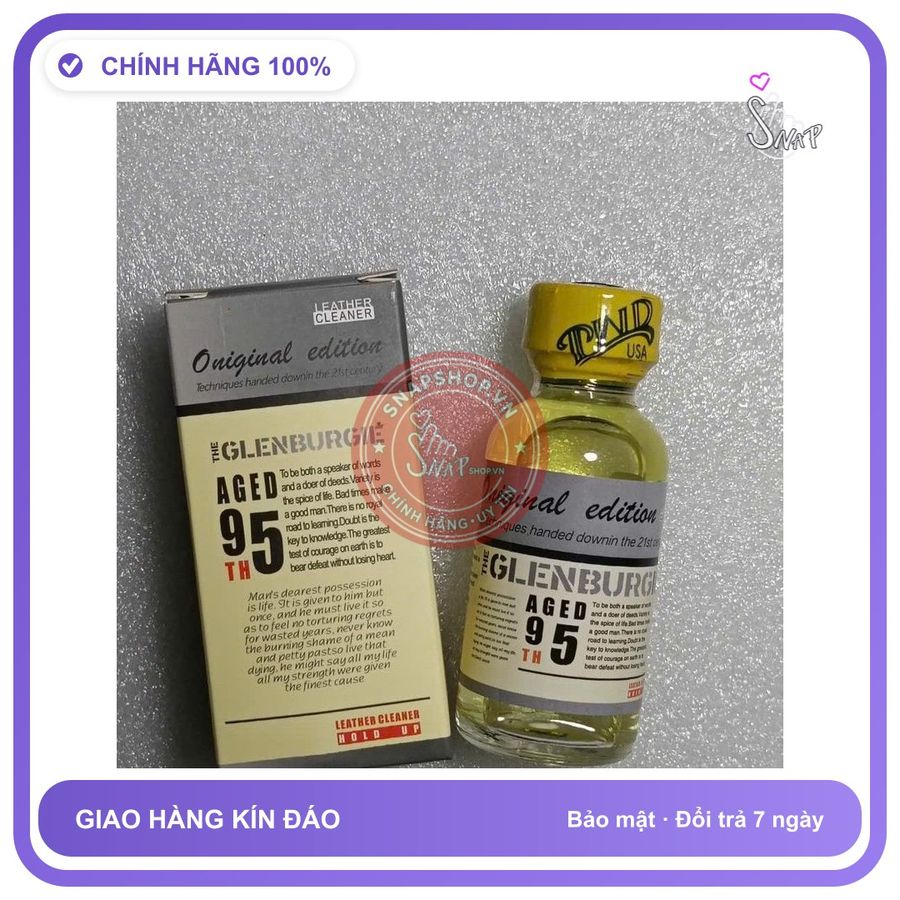 Chai hít tăng khoái cảm Popper THE GLENBURGIE 30ml Popper 30ml USA, Tăng Cường Khoái Cảm Cực Mạnh, Tác Dụng Tức Thì