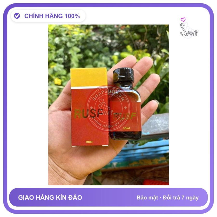 RUSF 30ml Tinh dầu pp rush 30ml USA LGBT che tên sản phẩm bảo mật kín đáo