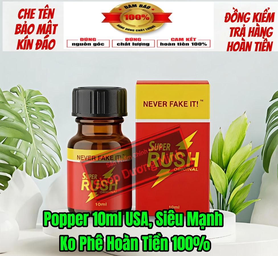 Hàng Mới Về Popper 10ml USA, Hàng Chính Hãng, Cực Mạnh, Giá Ưu Đãi Tại Nhà Thuốc Sức Khoẽ 
