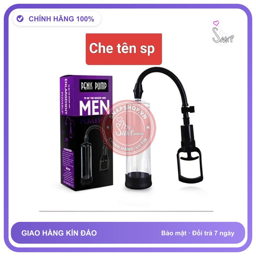 PENIS PUMP Máy Tập Tăng Kích Thích Dương Vật, Dễ Tập, Cam kết Tăng Kích Thước, che tên sản phẩm bảo mật kín đáo Sản
